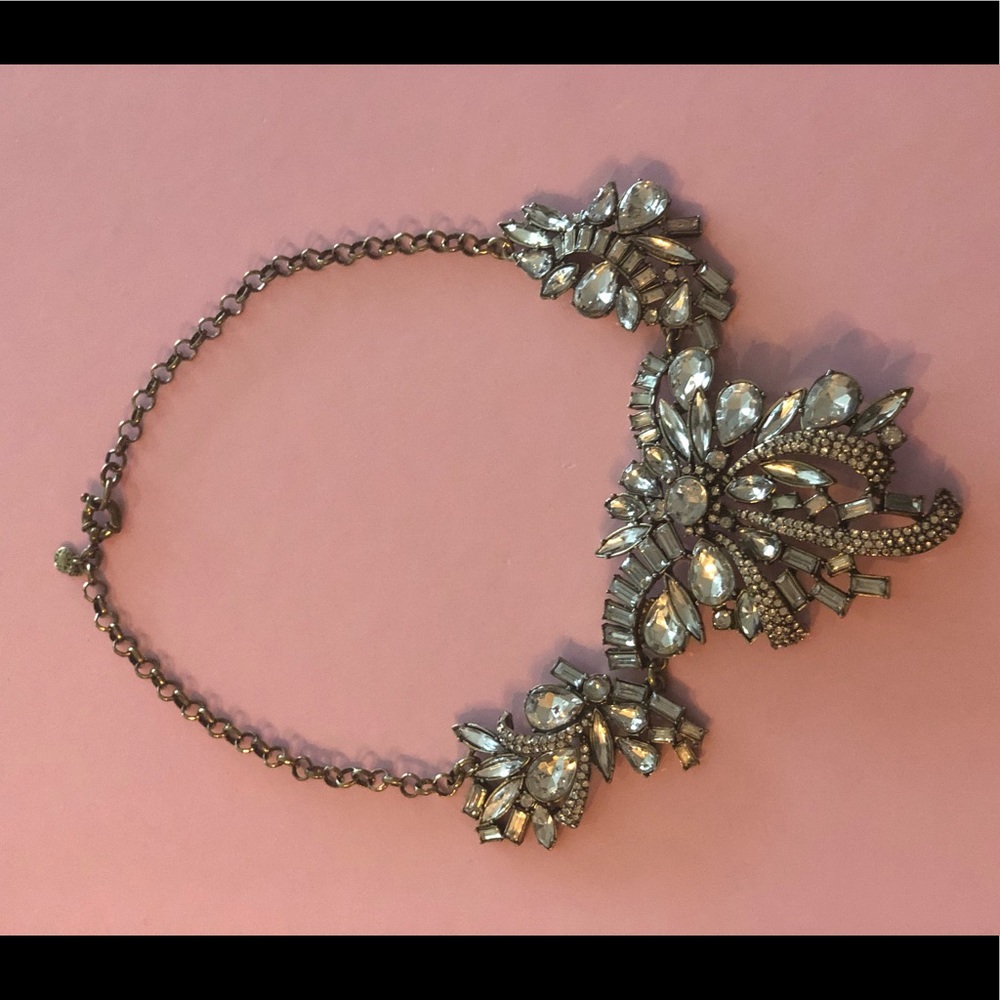 Beautiful diamond statement necklace